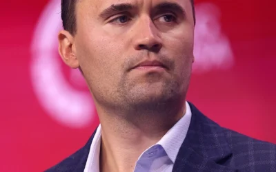 Hundreds Gather in London For Charlie Kirk Vigil Despite Heavy Rain