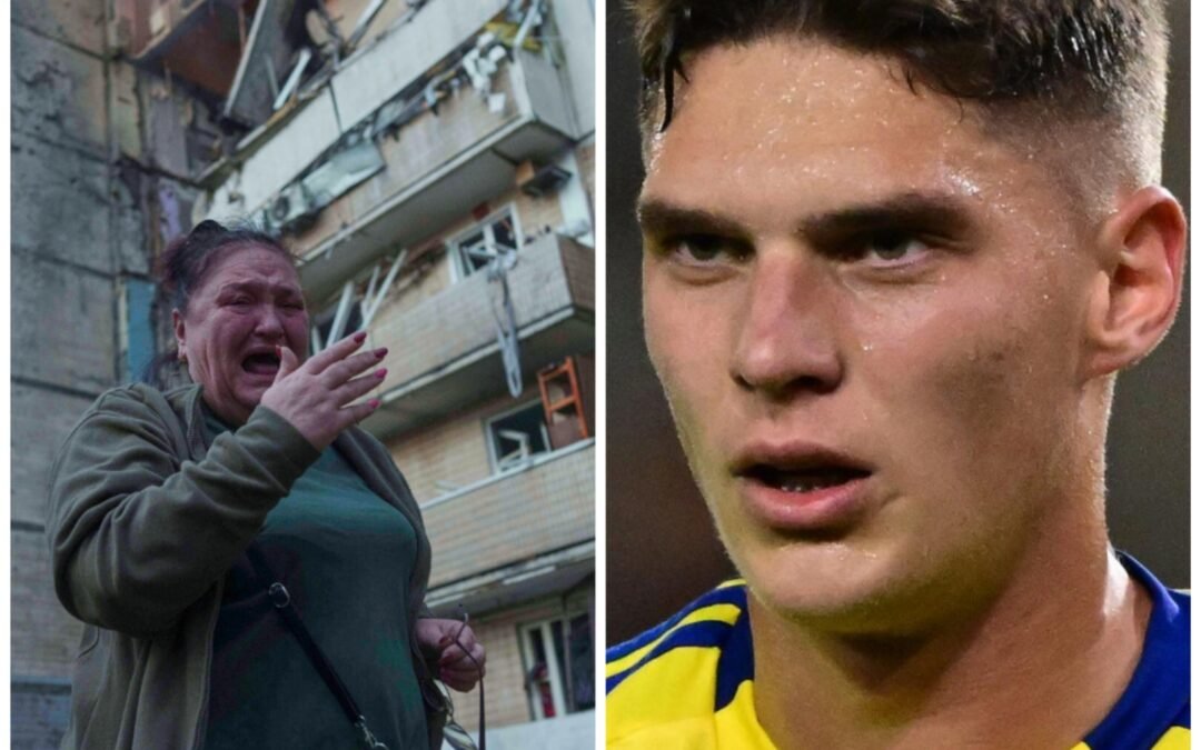 Ukraine Midfielder Georgiy Sudakov’s Apartment Damaged in Russian Drone Strike