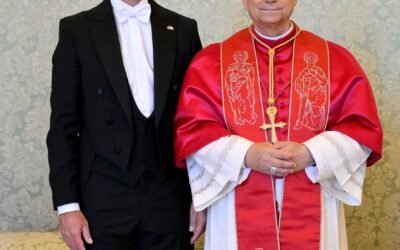 President Trump’s Vetican Envoy Courts Pope Leo With Birthday Cake